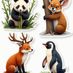 Animals & Wildlife - Sticker Sheet v6